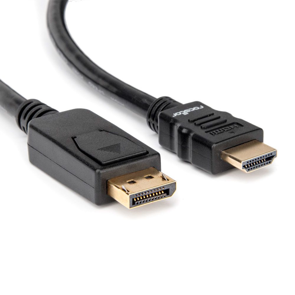 Rocstor Premium DisplayPort to HDMIÂ Converter Cable 6 ft