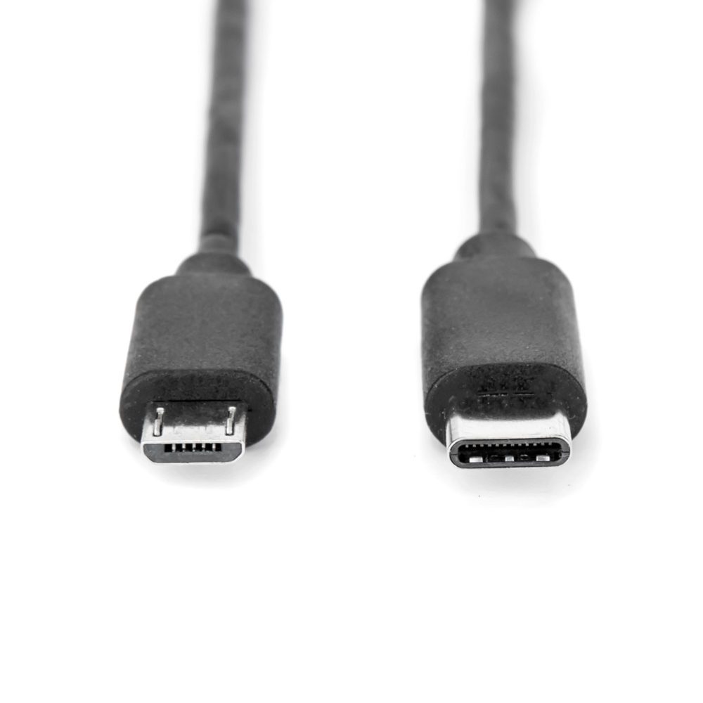 3ft Rocstor Premier USB-C to Micro-B Cable - M/M - Black