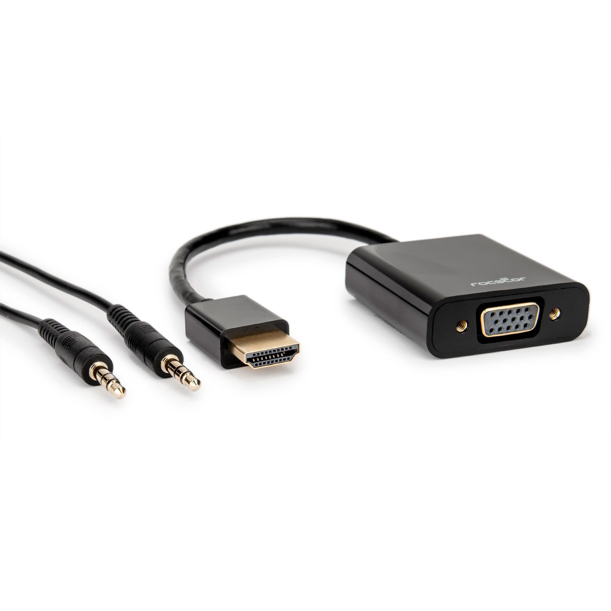 Afrekenen Meerdere Bounty HDMI to VGA & 3.5mm Audio Video Adapter Supports HD Rocstor