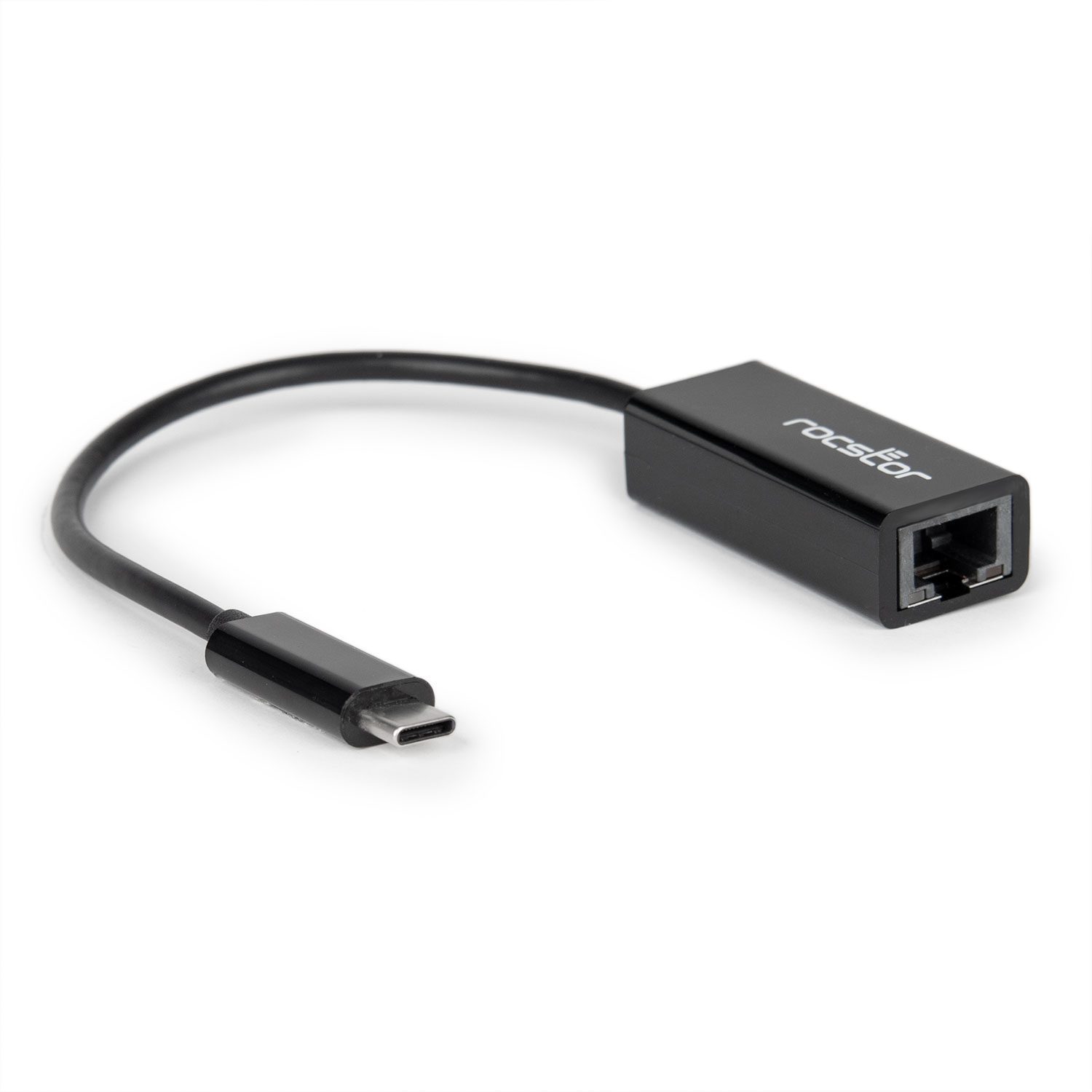 jage ramme Pirat USB-C to Gigabit Ethernet Network Adapter Mac & PC Compatible - Black