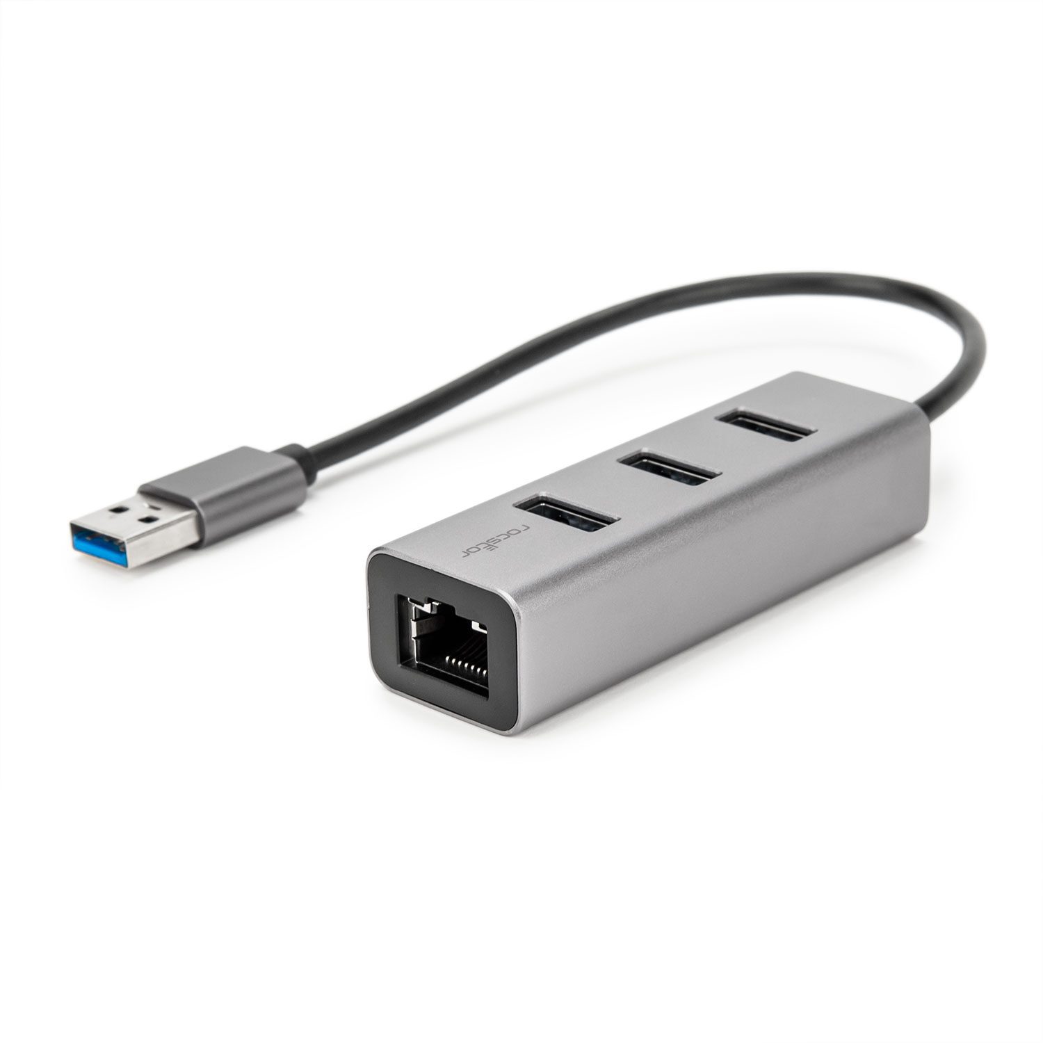 to USB-A (3x) Hub with Gigabit Ethernet