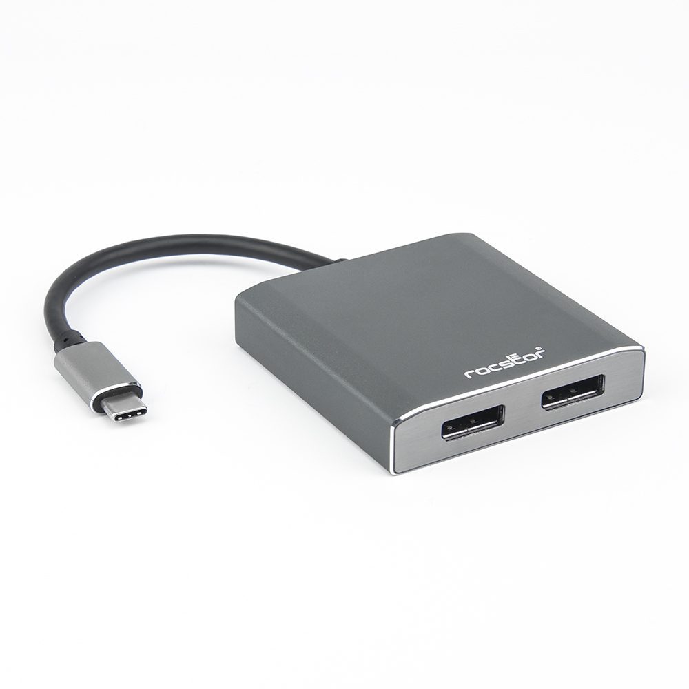 Hub MST USB C a 2x HDMI 4K - USB Tipo C - Adaptadores de vídeo USB