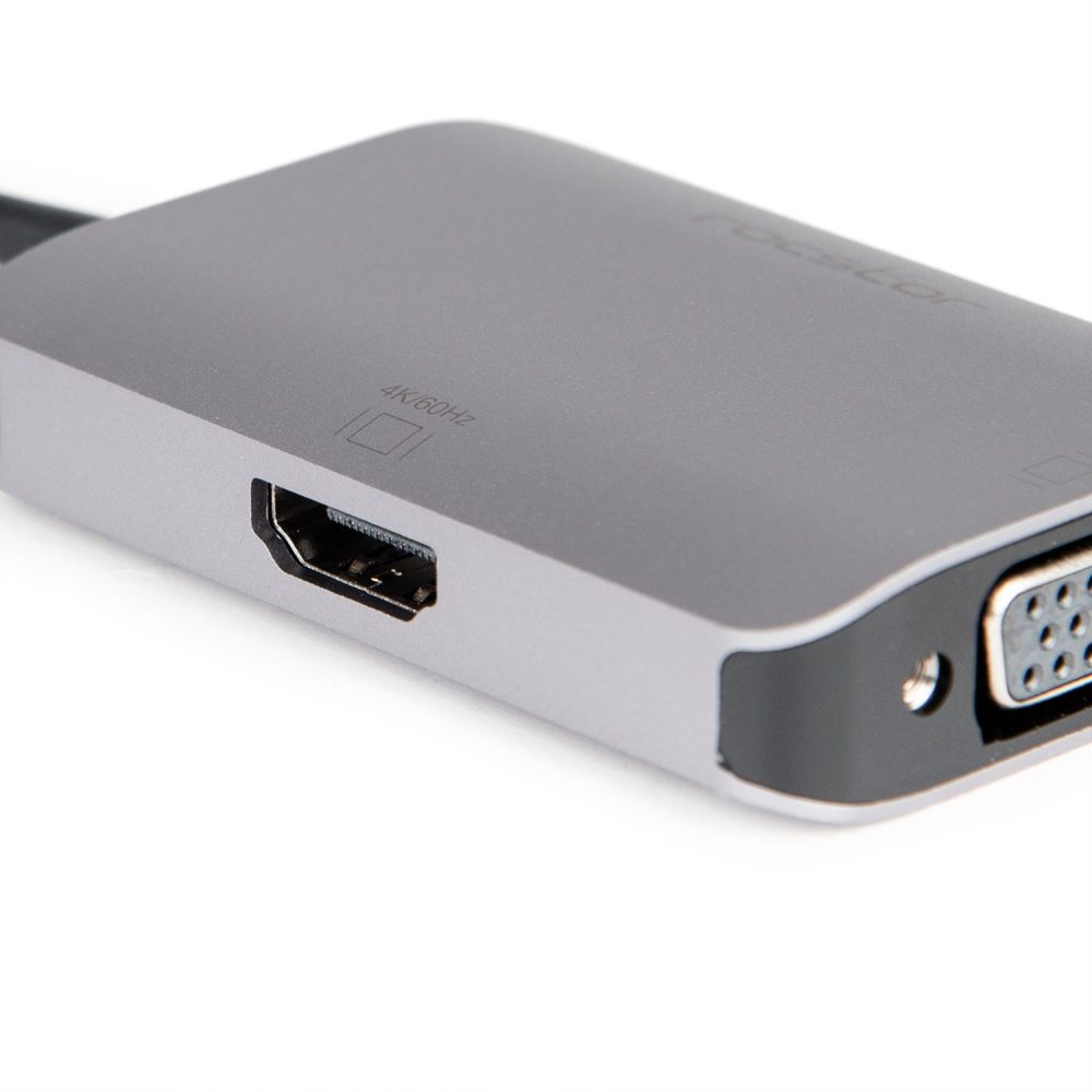 VGA to HDMI Adapter with USB Power and Audio Rocstor Premium