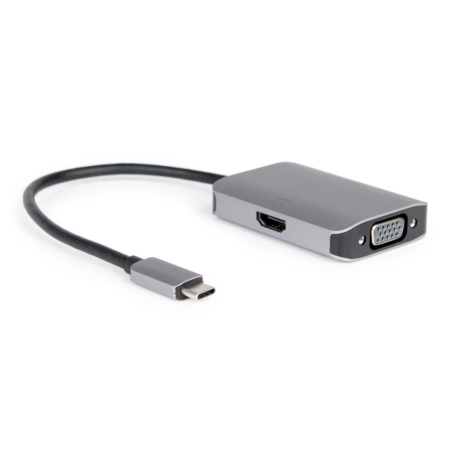 Berri Udvinding pumpe USB-C to HDMI & VGA Monitor Adapter PC & Mac - 4k@30Hz