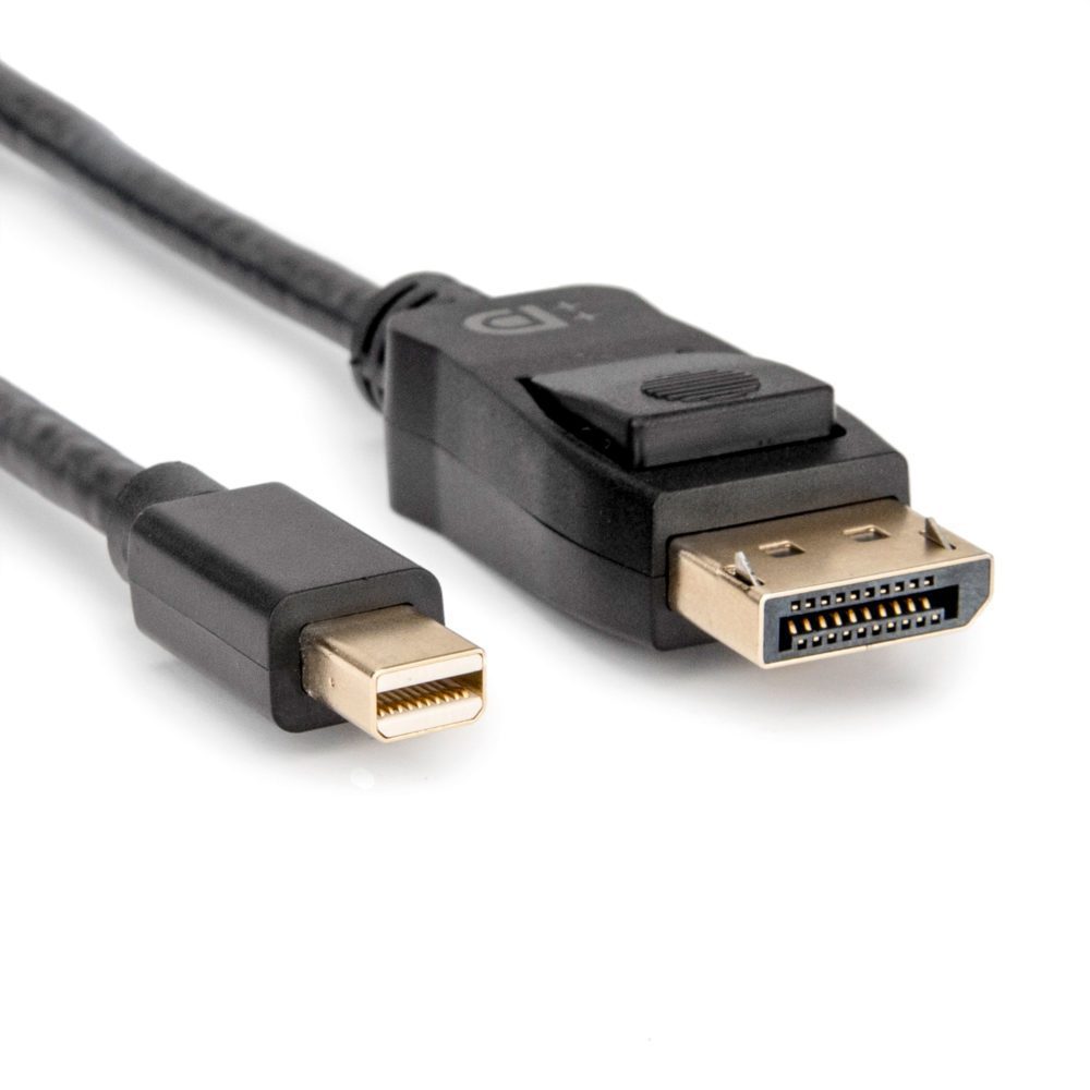 Voorbeeld Quagga Uitbarsten Rocstor Premium Mini DisplayPort Male to DisplayPort 1.2 Male Cable M/M -  6ft