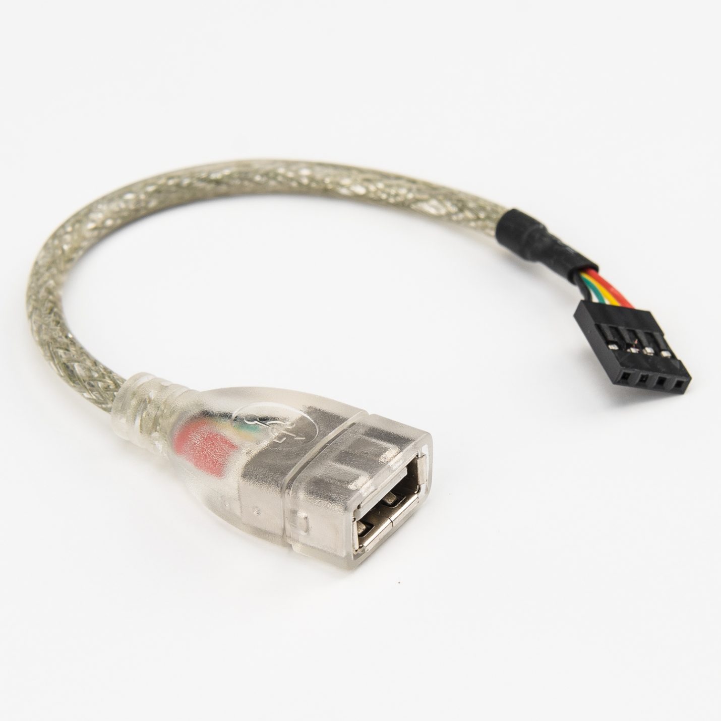 Rocstor Premium 6in Usb 20 Cable To Usb Motherboard 4 Pin Header Ff Type A Female Usb 8596