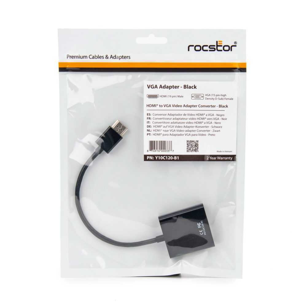 VGA Adapter M/F - Rocstor Premium
