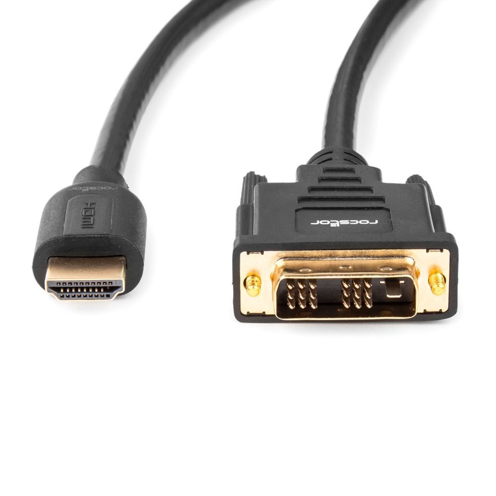 Dpofirs Cable Euroconector HDMIto, Cable HDMI a DVI con Tecla de