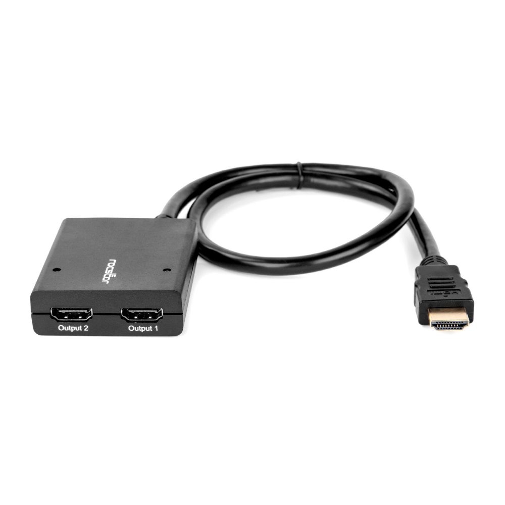 Rocstor Premium 4K HDMI® 2-Port Video Splitter