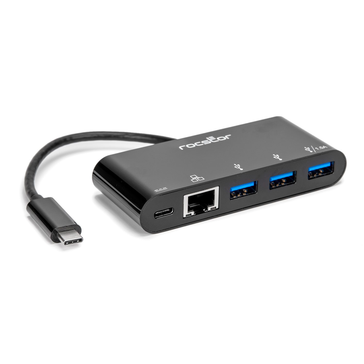 USB-C Multiport Adapter with HDMI - USB 3.0 Port - 60W PD - Black