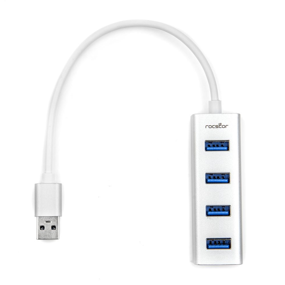 Portable 4 Port Hub USB-A to 4x USB-A SuperSpeed USB 3.0