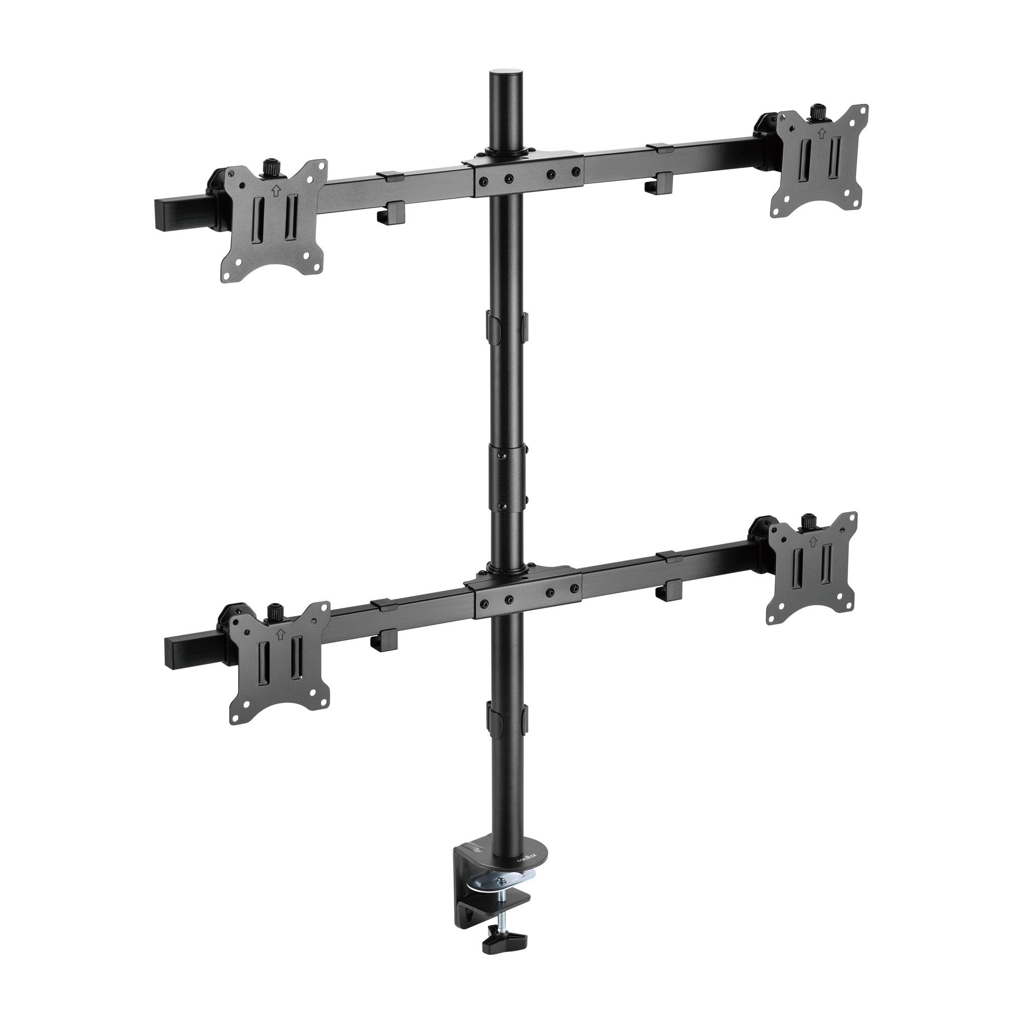 ErgoReach EP5 Premium Quad Screen Monitor Pole Mount CClamp & Grommet